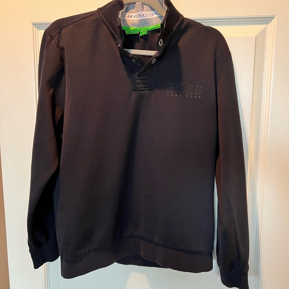 Hugo Boss Black V-Neck Sweatshirt